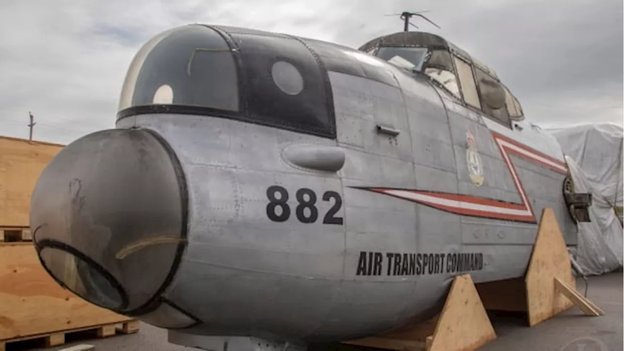 Retired Second World War bomber moved to new home