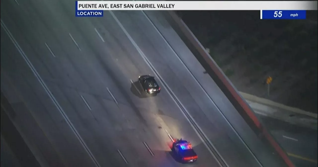 Possible DUI driver leads officers on pursuit through San Gabriel Valley