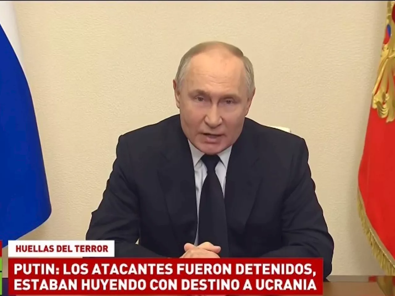 Putin promete castigar a los responsables del atentado en Moscú