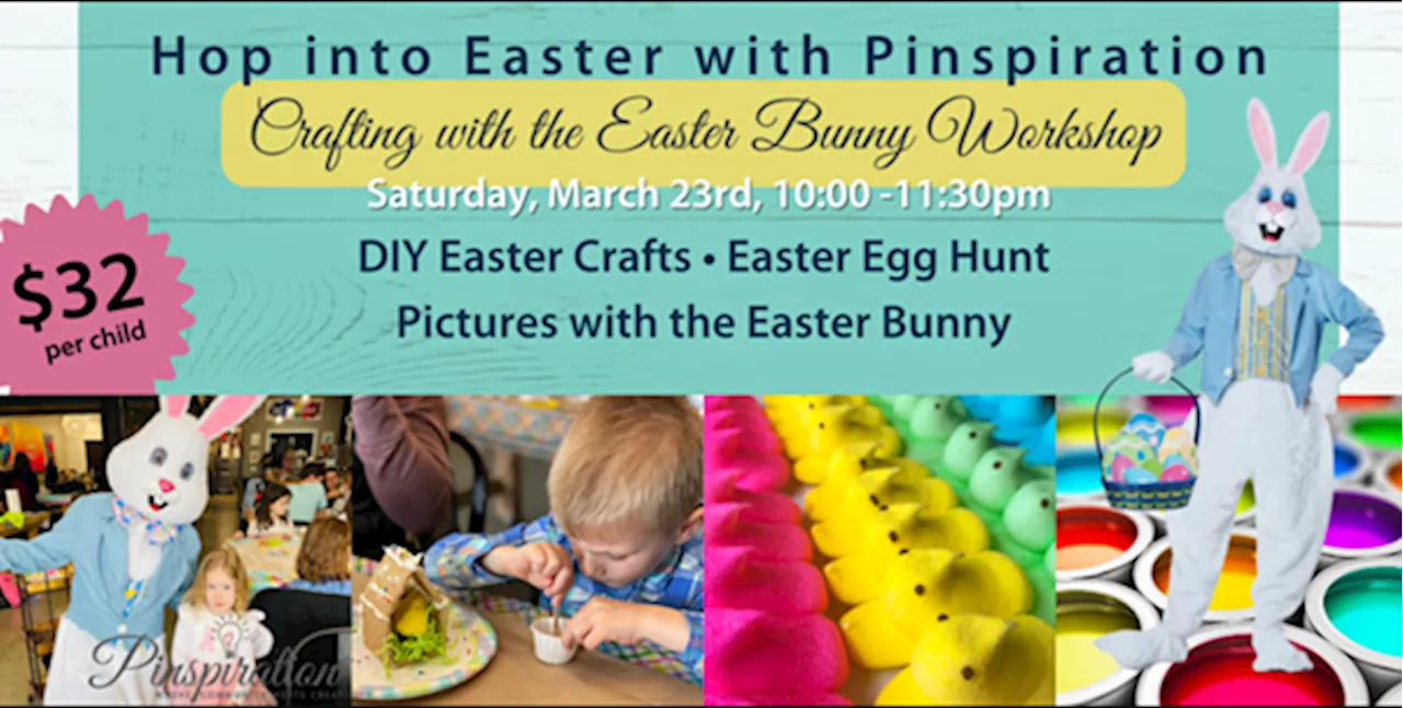 Crafting with the Easter Bunny!