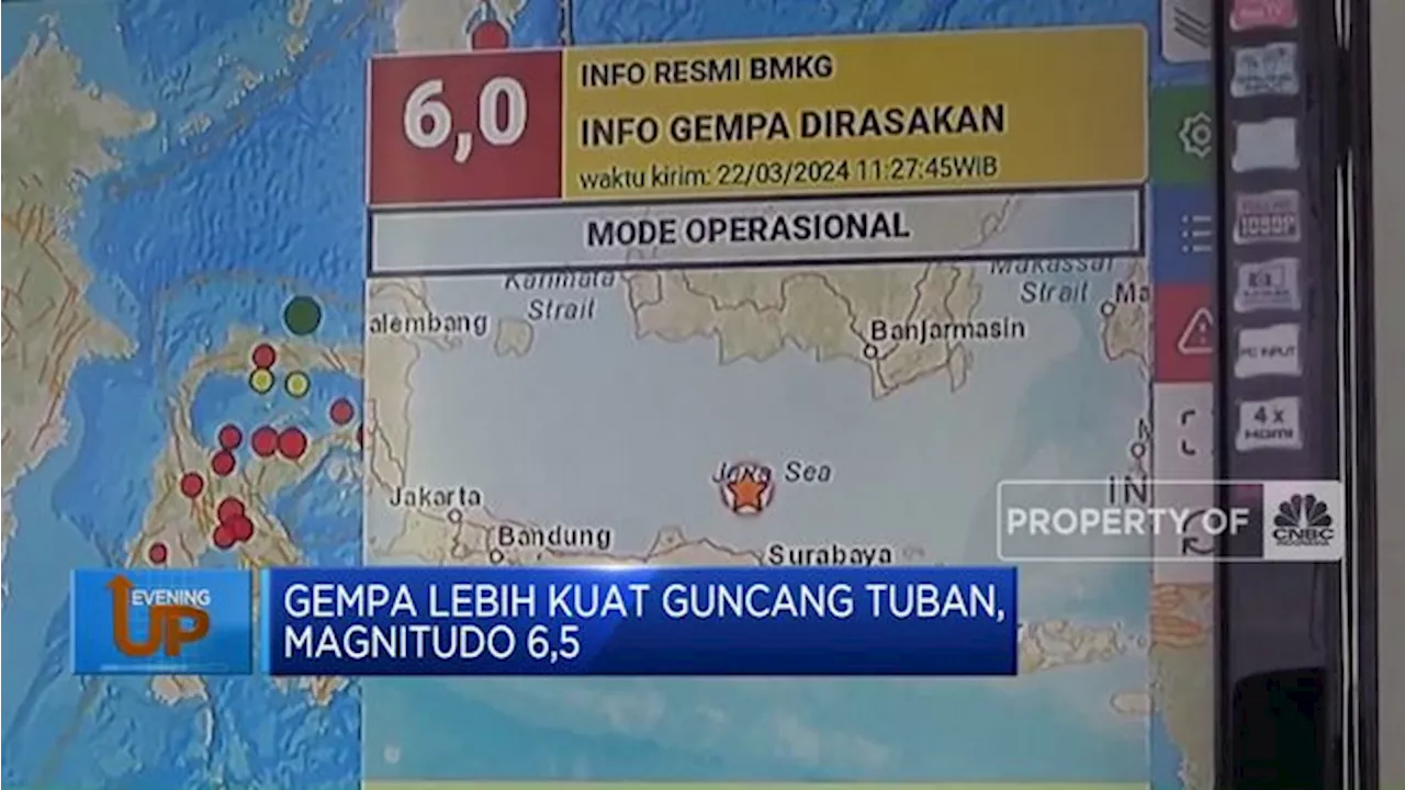 BMKG Jelaskan Kenapa Bisa Gempa Susulan di Bawean-Tuban Lebih Kuat