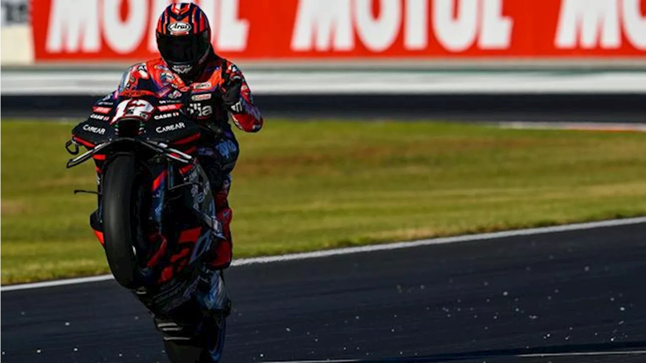 Hasil Sprint Race MotoGP Portugal: Vinales Menang, Marc Marquez Kedua