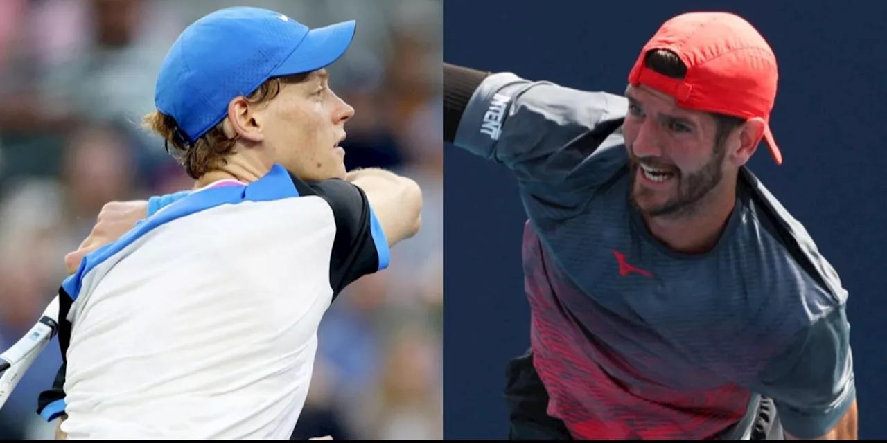 Sinner-Vavassori sospesa: nuovo orario e quando riparte il match all'Atp di Miami