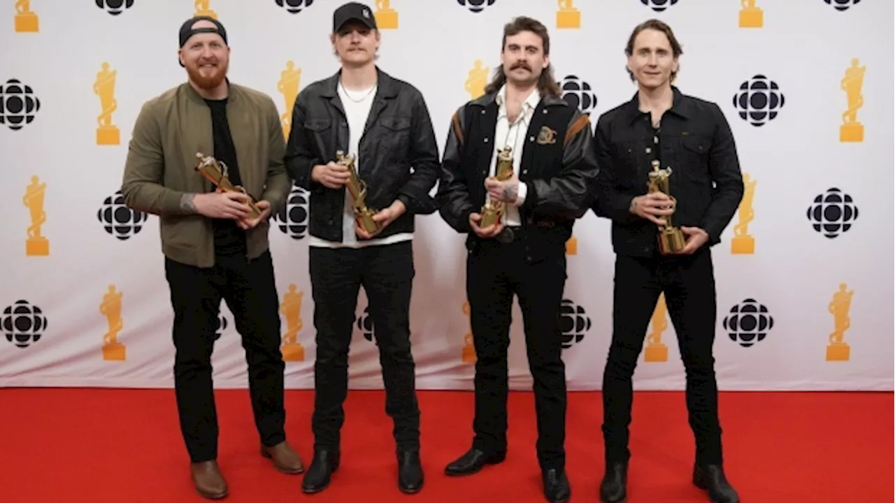 Country act James Barker Band, rapper Tobi among early winners at Junos industry show