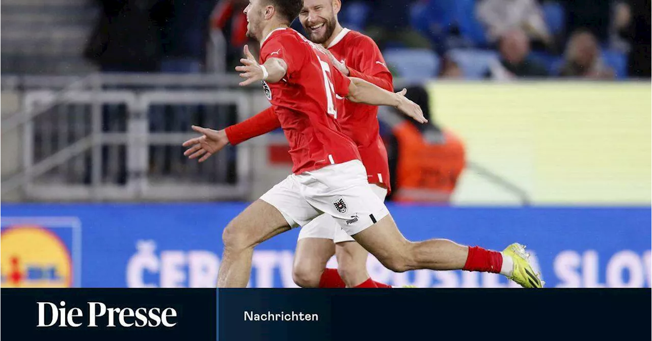 Österreich gewinnt Testspiel gegen die Slowakei