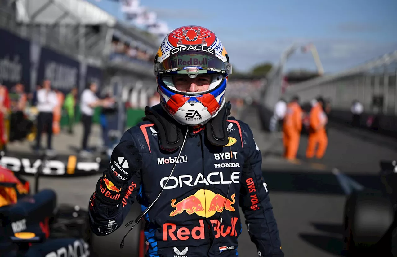 Max Verstappen saldrá primero en el Gran Premio de Australia