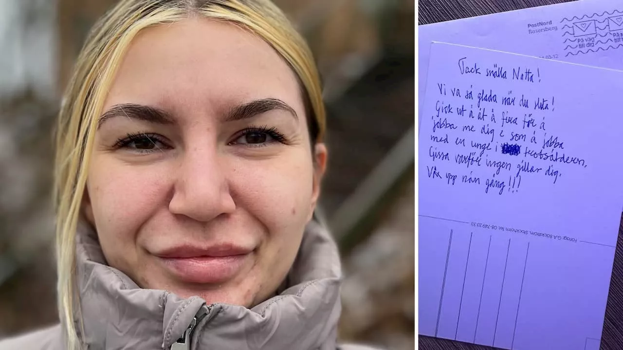 Natali, 24, slutade på jobbet – fick elakt brev