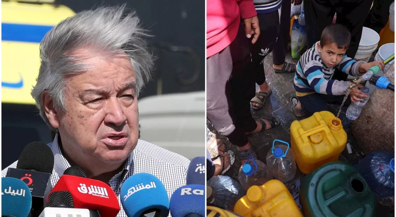 Gaza, Guterres spinge per fare entrare gli aiuti ma Israele: «Con lui l'Onu è diventata antisemita»