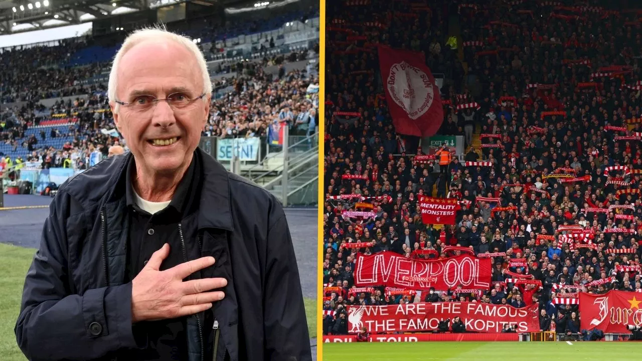 Sven-Goran Eriksson to fulfil lifelong dream of managing Liverpool today