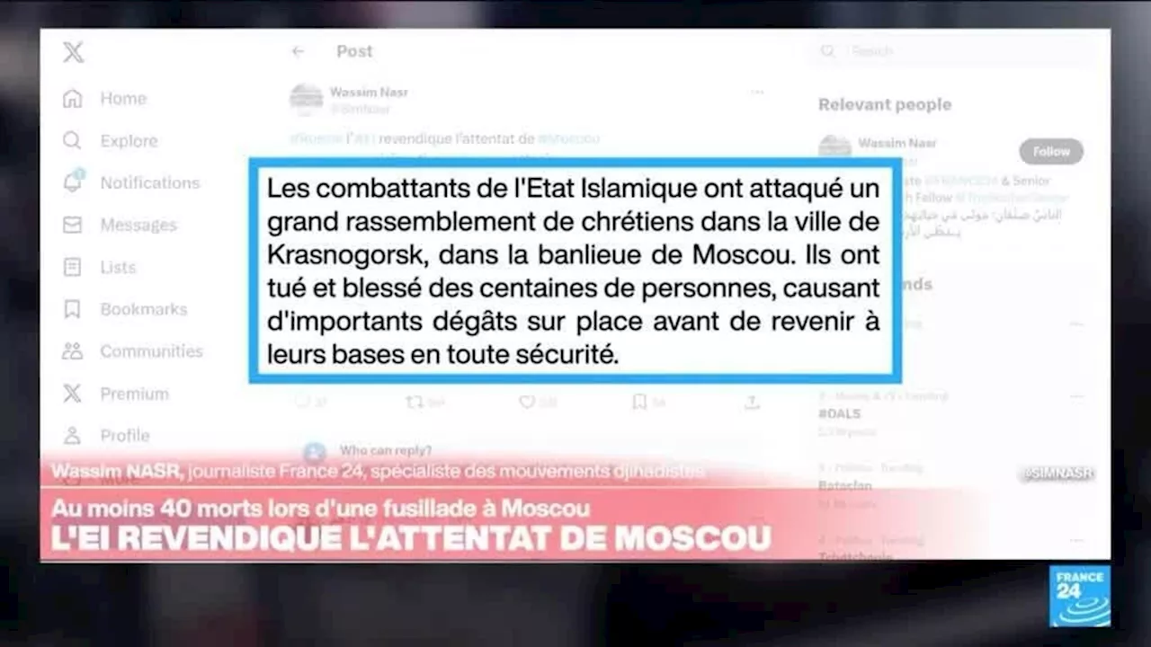 Attaque armée à Moscou : une multitude d’attentats depuis 20 ans dans la capitale russe