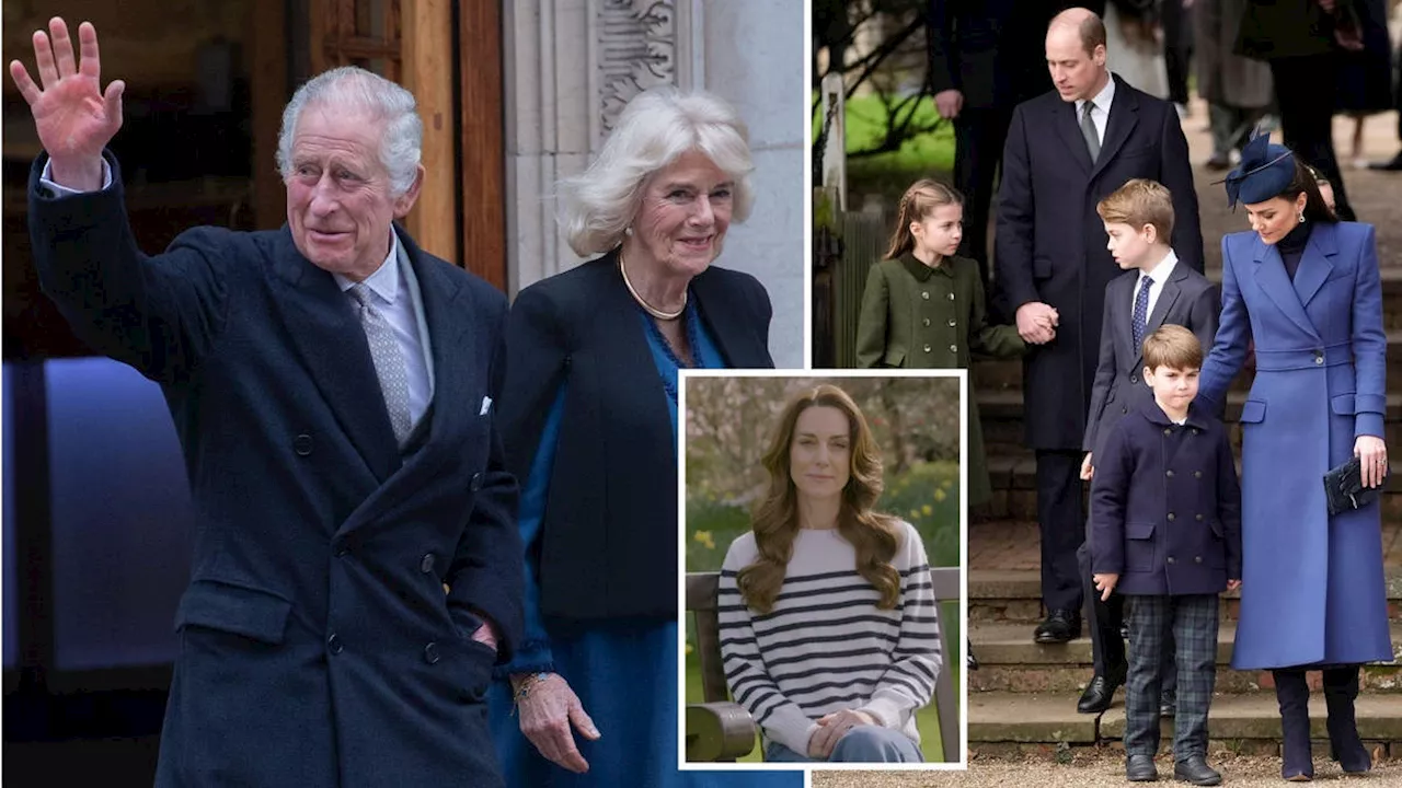 King Charles to Lead Royal Family at Easter Sunday Service in 'Show of Unity'