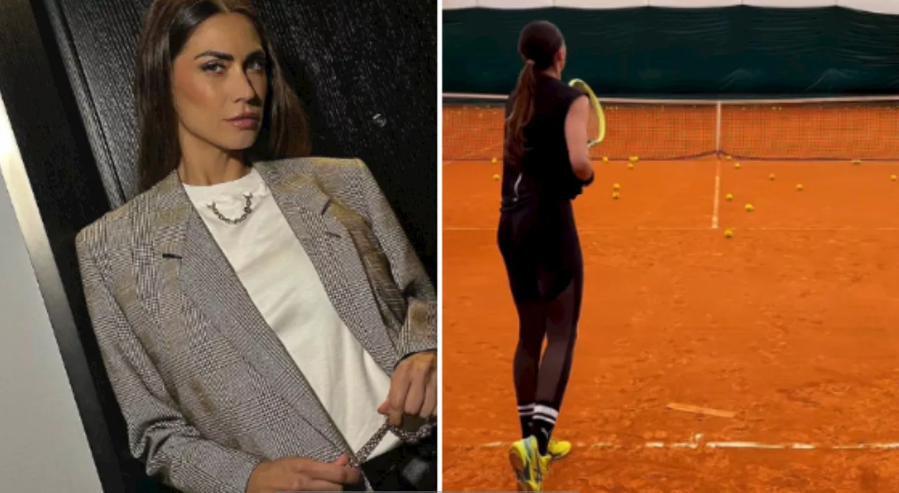 Melissa Satta, passione tennis: il richiamo a Berrettini e il pessimo voto in pagella