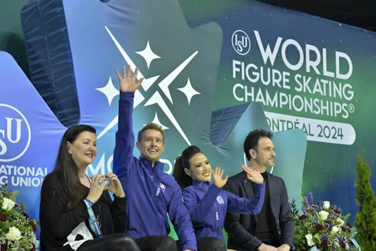 Madison Chock et Evan Bates titrés en danse sur glace aux Mondiaux de Montréal