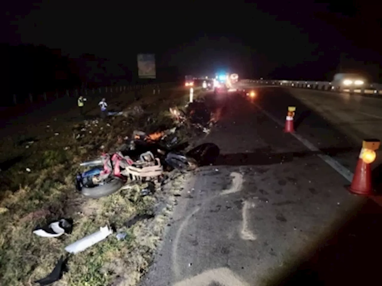 Two killed, six injured after lorry slams into Singaporean big bike convoy in Batu Pahat