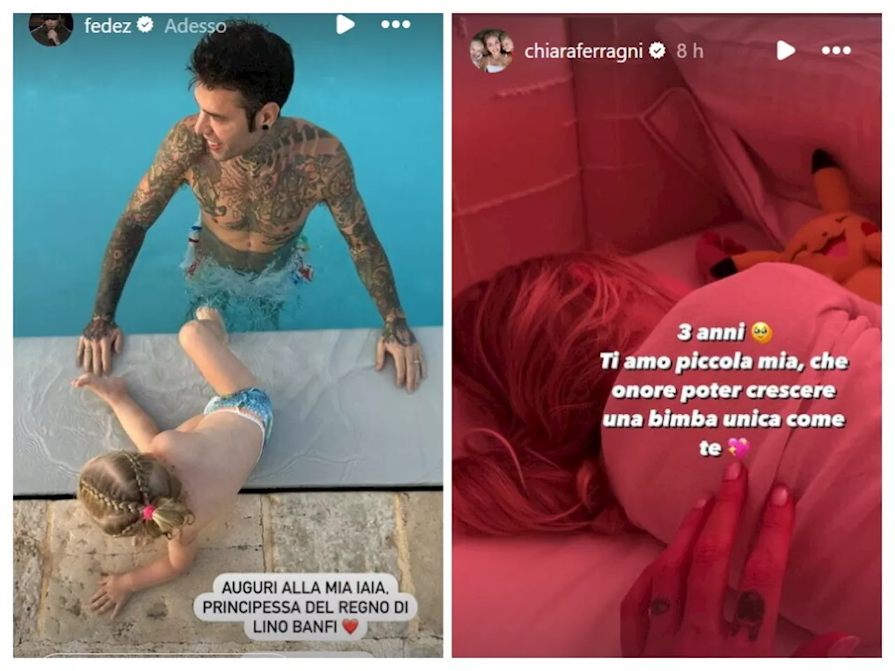 Chiara Ferragni e Fedez festeggiano, è il b-day di Vittoria