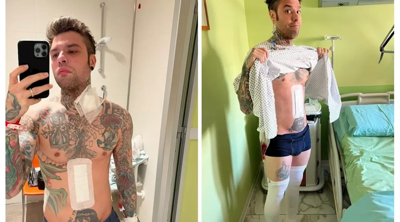 Il rapper Fedez ricorda l'operazione chirurgica subita due anni fa