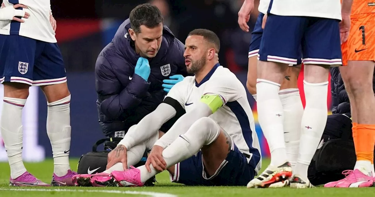 Man City suffer Kyle Walker injury blow during England vs Brazil