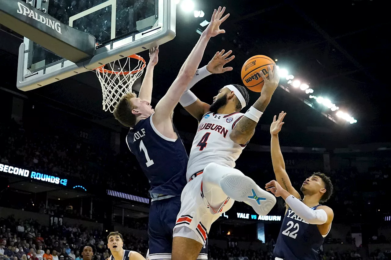 No. 13 seed Yale takes down No. 4 seed Auburn 78-76