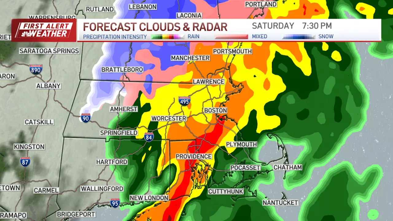 FIRST ALERT: Storm to bring large amounts of rain through New England