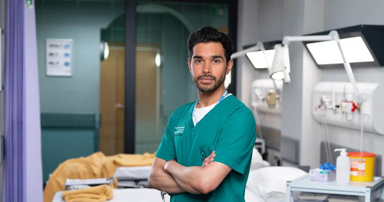 Casualty fans baffled by Rash Masum's age in flashback blunder