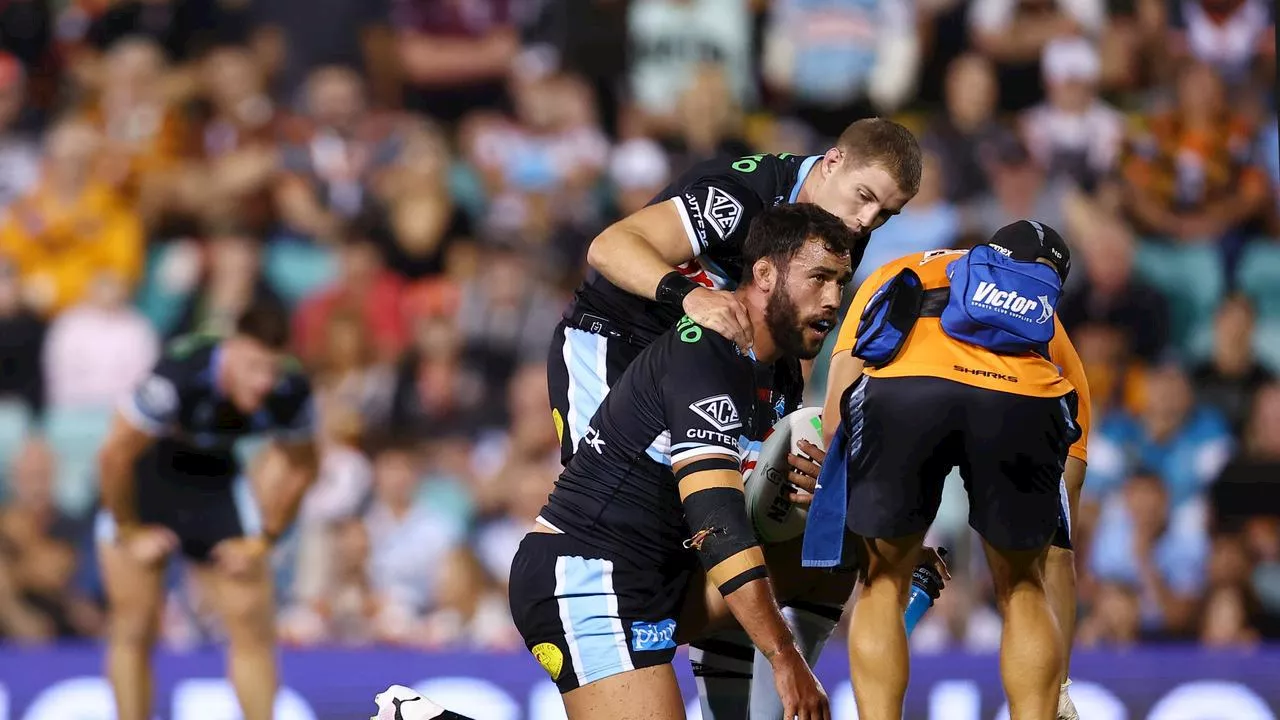 Sharks star sweating on scans for an ankle injury