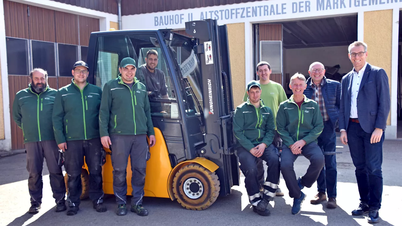 Gabelstapler für St. Peterer Gemeinde-Bauhof