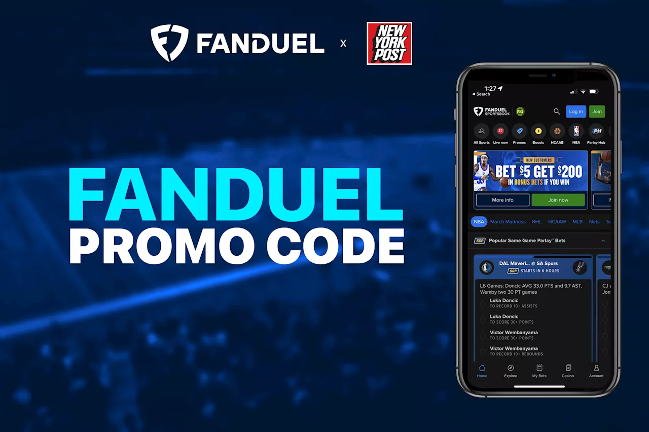 FanDuel NC Promo Code: $250 sign-up bonus on 2024 March Madness or any game