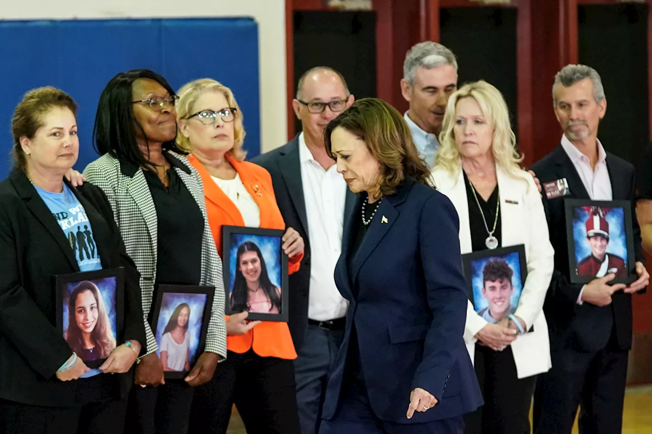 Harris in Parkland visit urges states to pass red flag laws