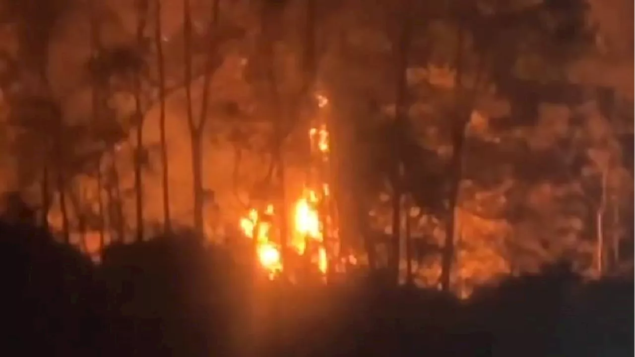 Nuevo incendio en Parque de los Ciervos y el Cerro de la Biznaga en Atizapán