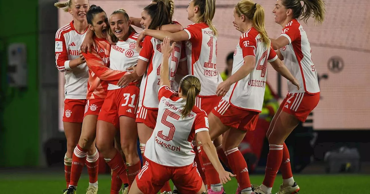 Frauen-Bundesliga: Bayern nach Machtdemonstration gegen Wolfsburg voll auf Meisterkurs​