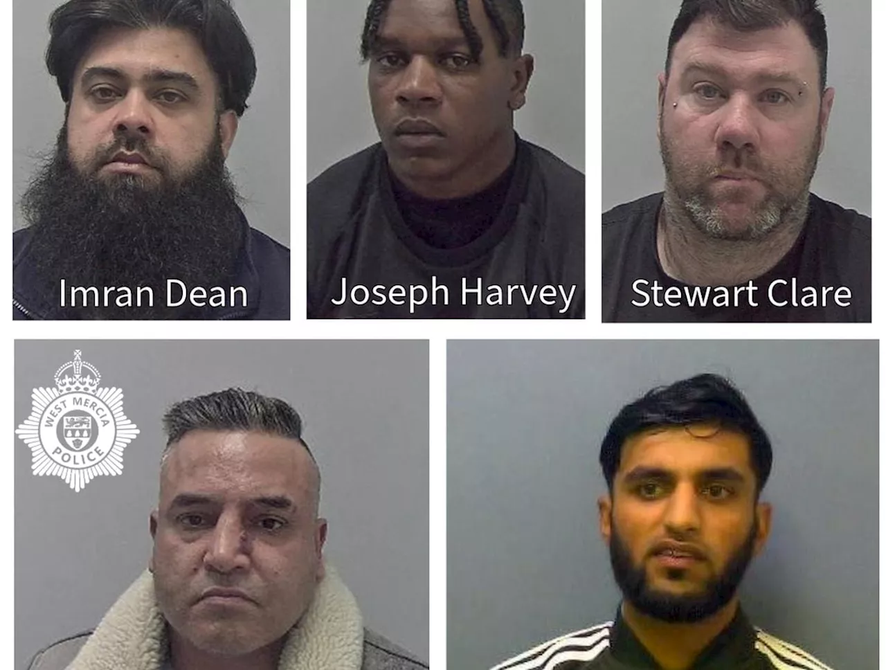 Revealed: Faces of five county lines drug dealers who peddled heroin and crack cocaine in Telford