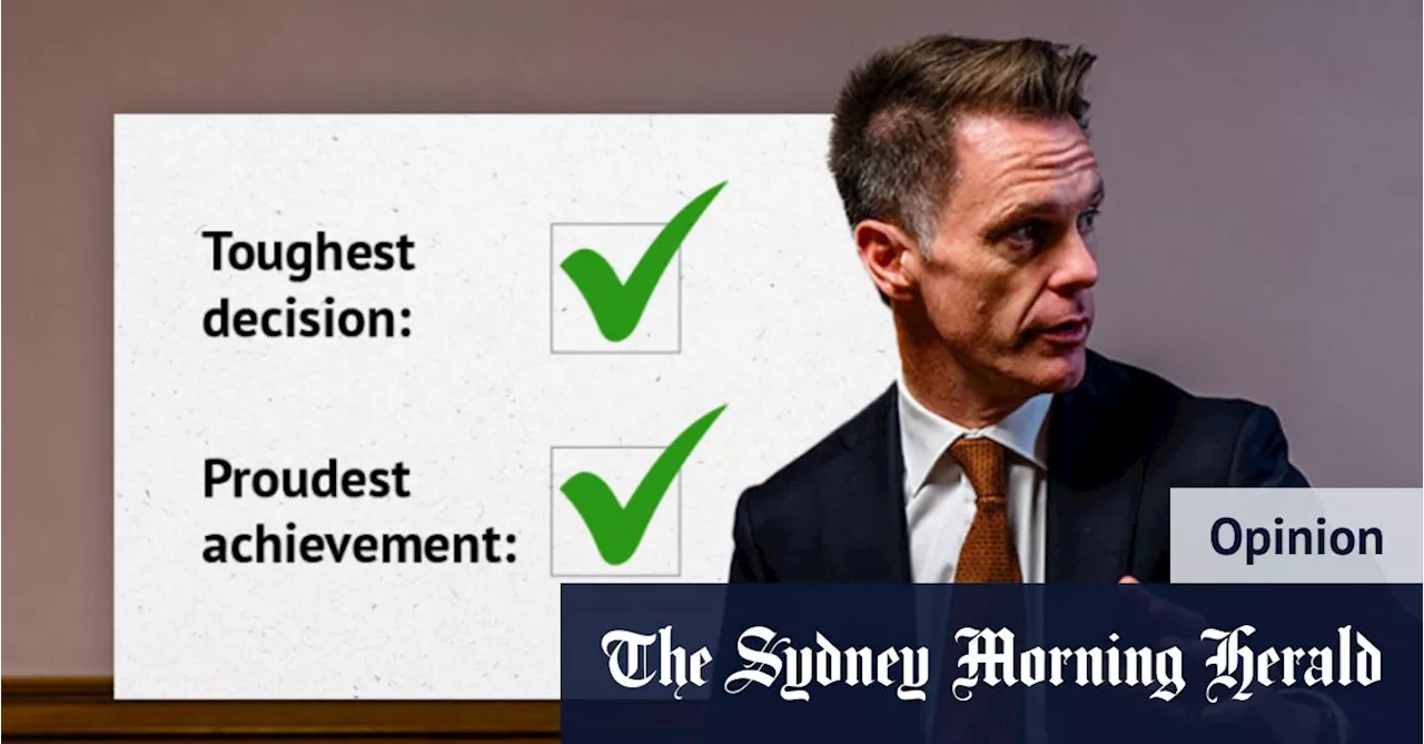 Chris Minns has been premier for a year. It’s time for his report card