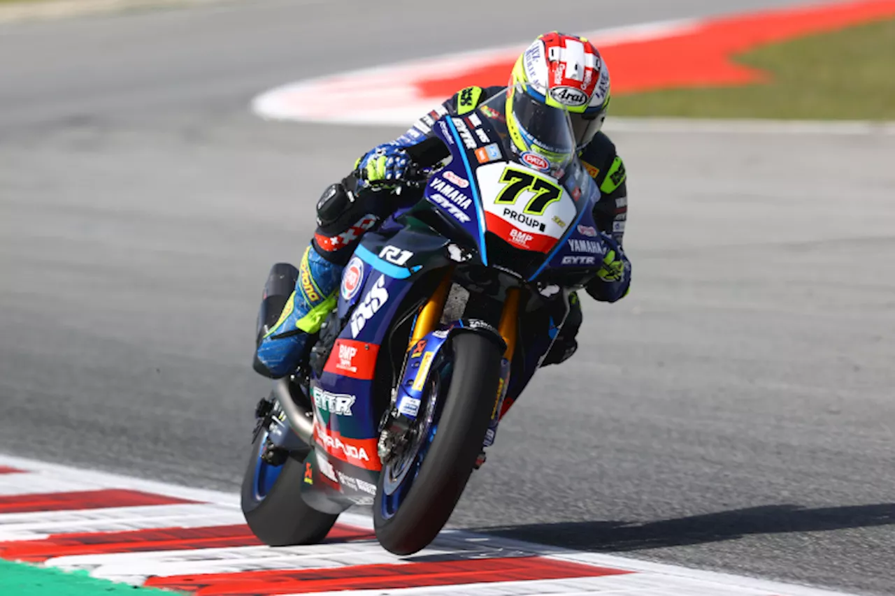 Barcelona, FP3: Domi Aegerter (Yamaha) fährt Bestzeit