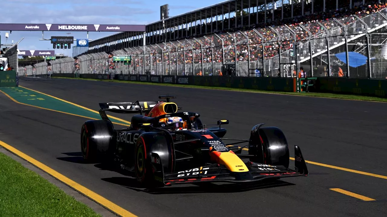 Verstappen rast zur Pole Position in Melbourne