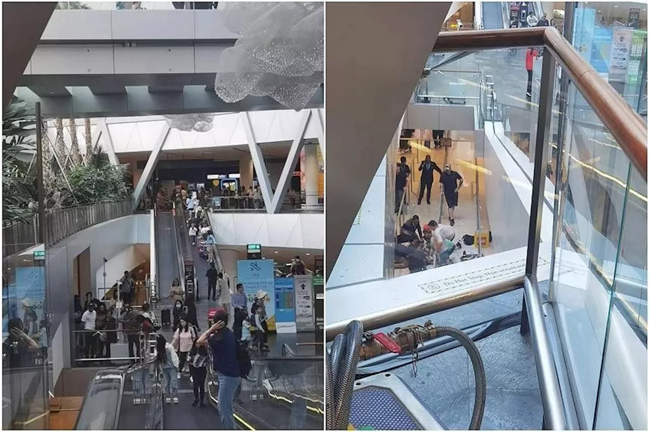 20-year-old man taken to hospital after falling from height in Singapore's Changi Airport