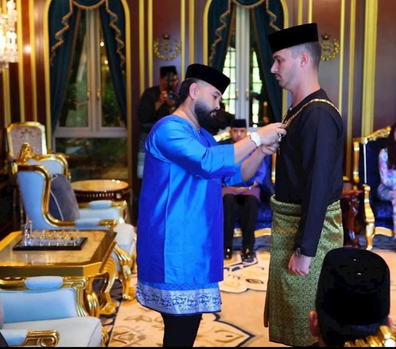 Johor Regent confers state titles on seven individuals