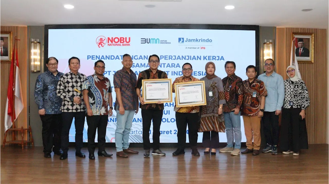 Pertegas Komitmen dalam Dukung KUR, Jamkrindo dan Bank Nobu Sepakat Kerja Sama