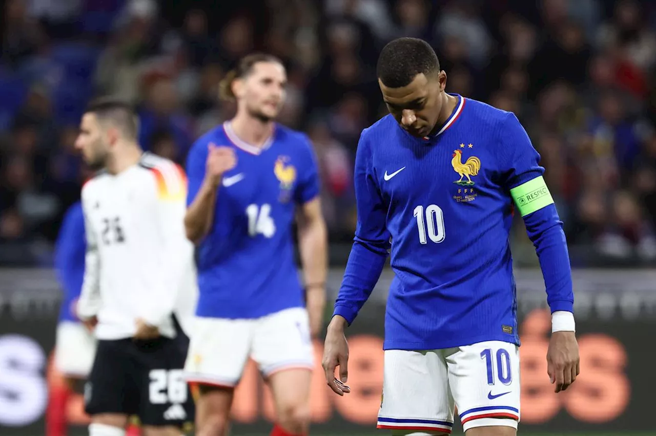  Allemagne. Logiquement battus (2-0), les Bleus étaient à côté de la plaque