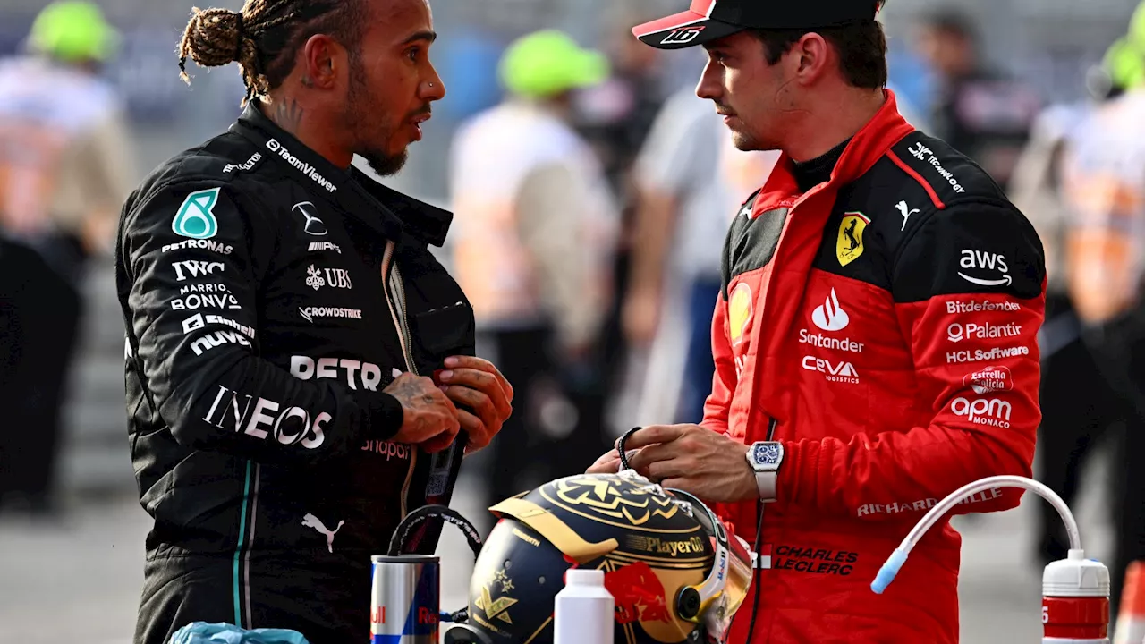 Former F1 title rival excited to see Lewis Hamilton at Ferrari but predicts Charles Leclerc battle...