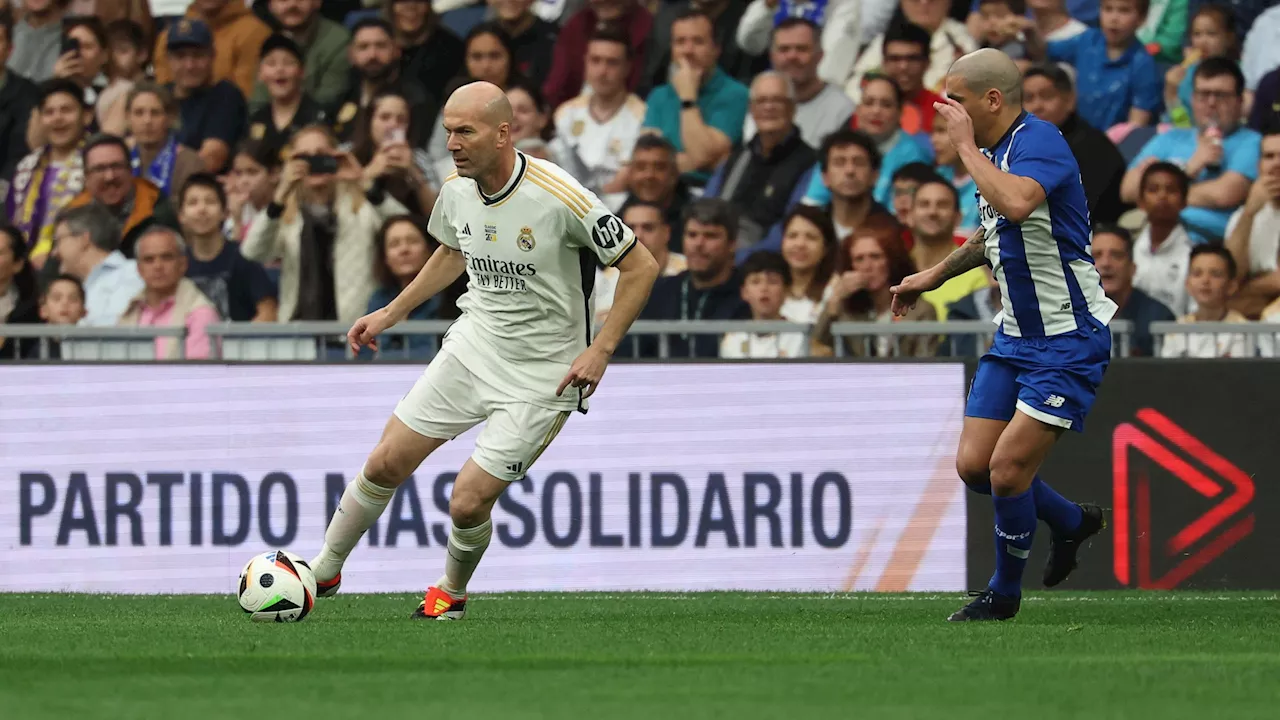 Zinedine Zidane draws Jude Bellingham comparisons with stunning display for Real Madrid Legends...