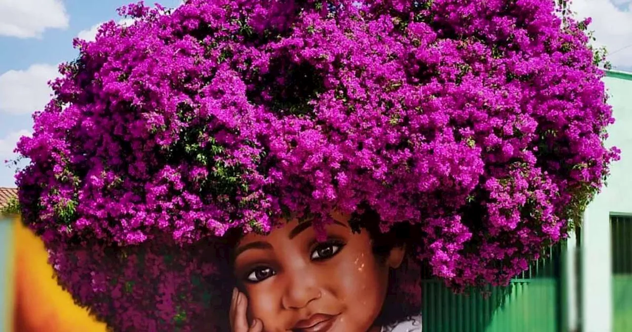 Brasileiro cria arte usando elementos da natureza e é divulgado por Viola Davis