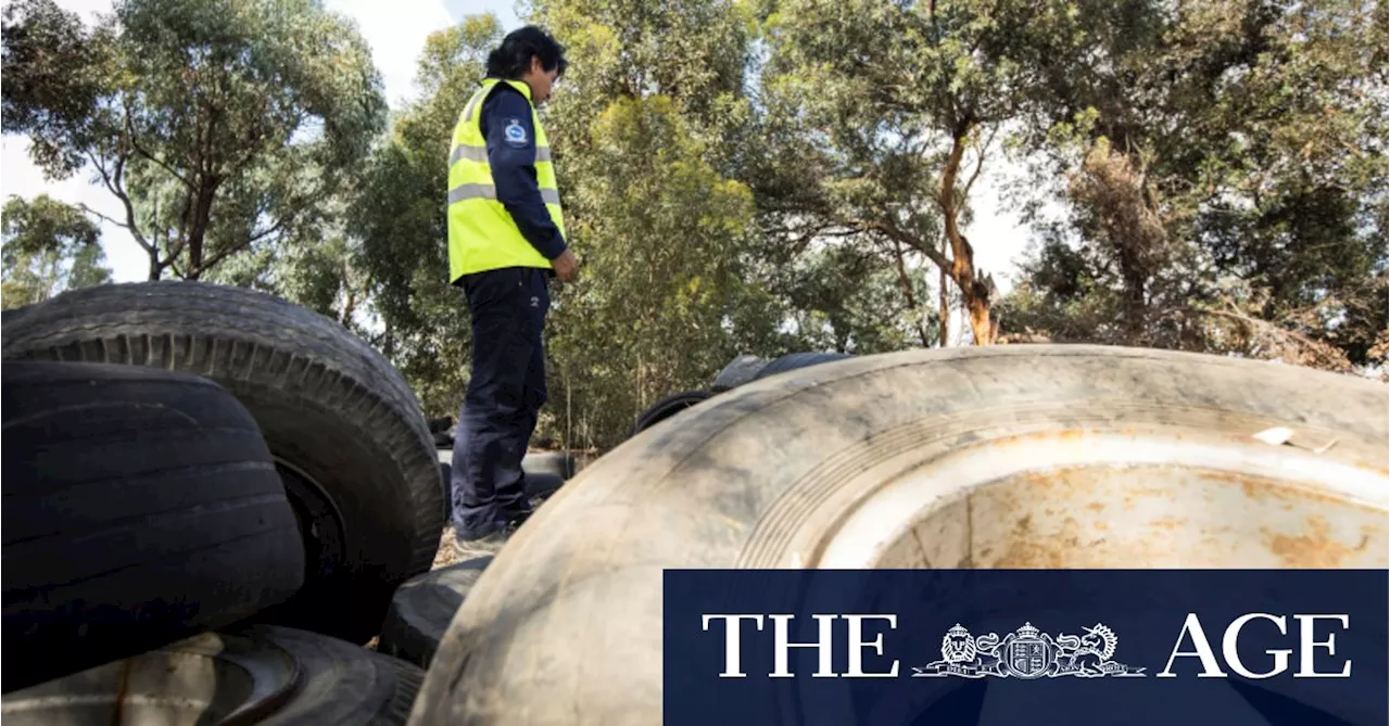 Illegal Dumping of Waste Tyres in Melbourne's South-West Fringe