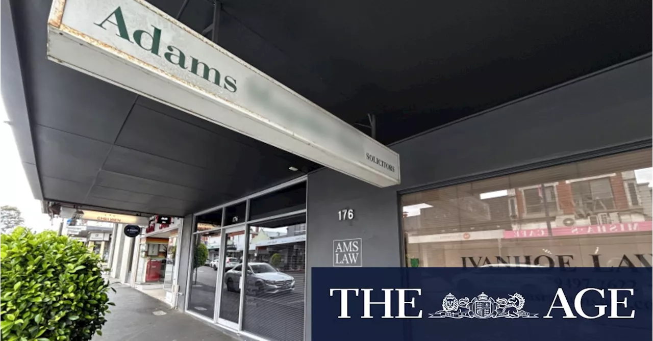 Ivanhoe law office at heart of $100m Ponzi scheme for sale