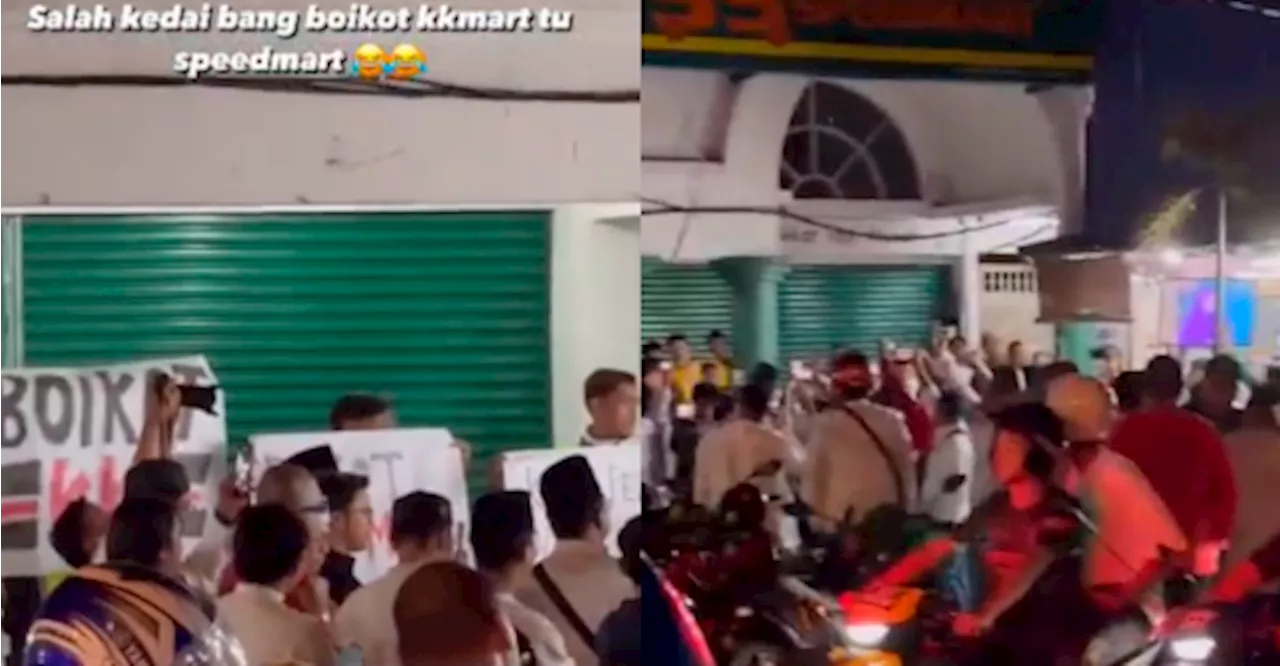 Boycott Blunder: Protesters target Speedmart instead of KK Super Mart