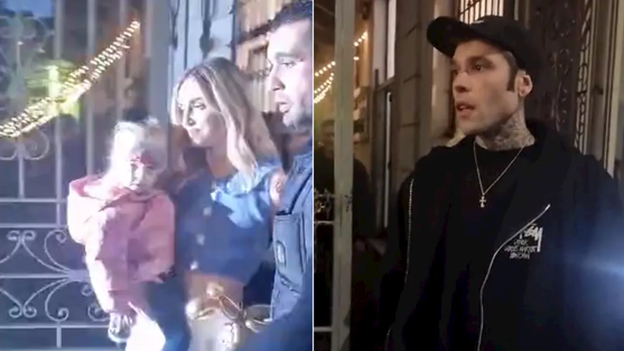 Ferragni-Fedez, incontro al veleno: cos'è successo l'altra sera al compleanno di Leone