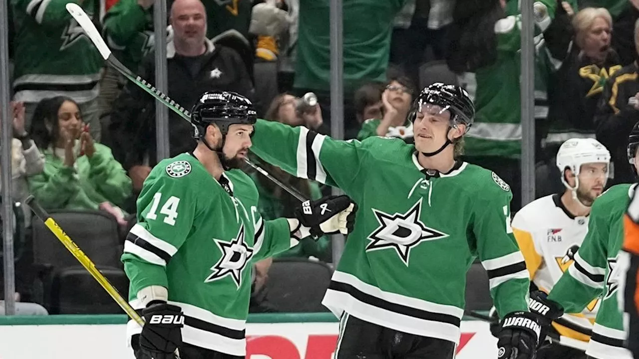 Benn scores twice, extends goal streak to 3 games as Stars beat Penguins
