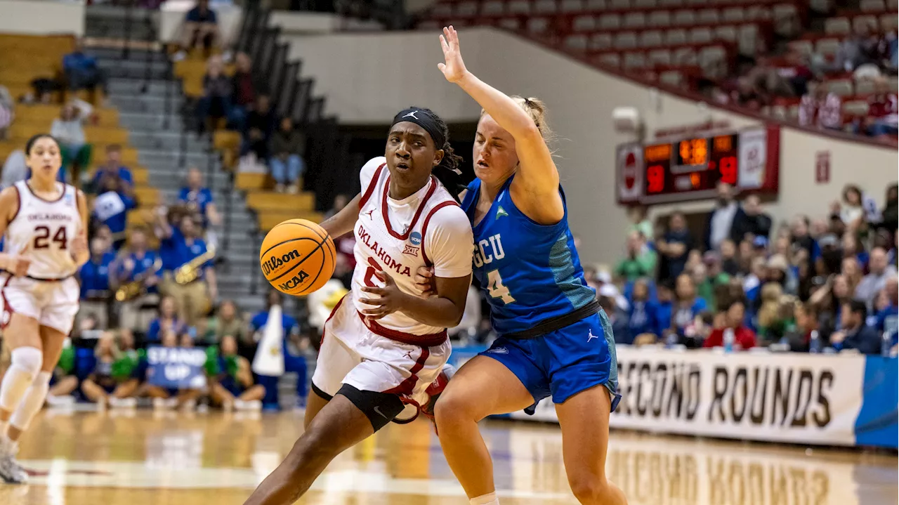 Fifth-seeded Oklahoma edges Florida Gulf Coast