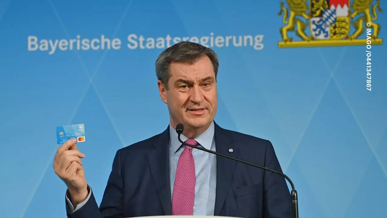 Söder startet Bezahlkarte in Bayern – 50 Euro Bargeld für Asylbewerber