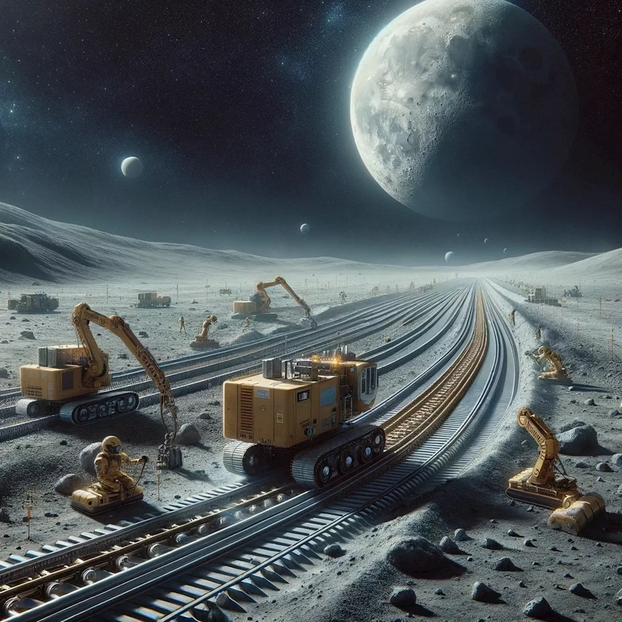 Northrup Grumman is Studying How to Build a Railway on the Moon