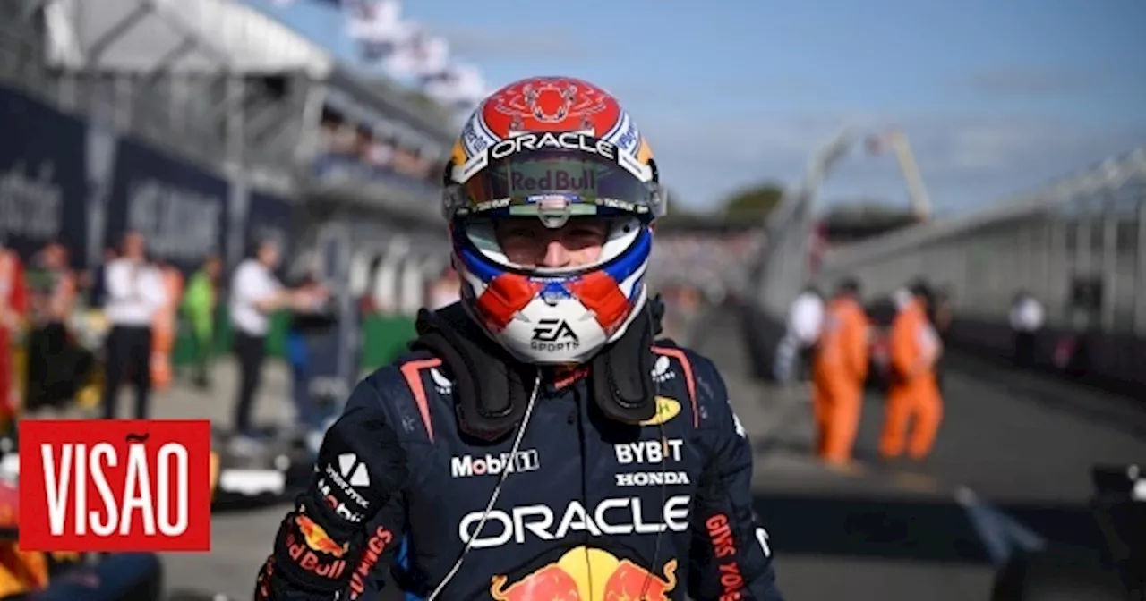 Max Verstappen na pole position do GP da Austrália de Fórmula 1